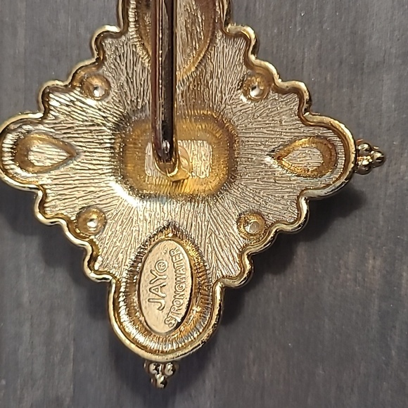 Vintage Jay Strongwater Scarf Pendant - Picture 2 of 4